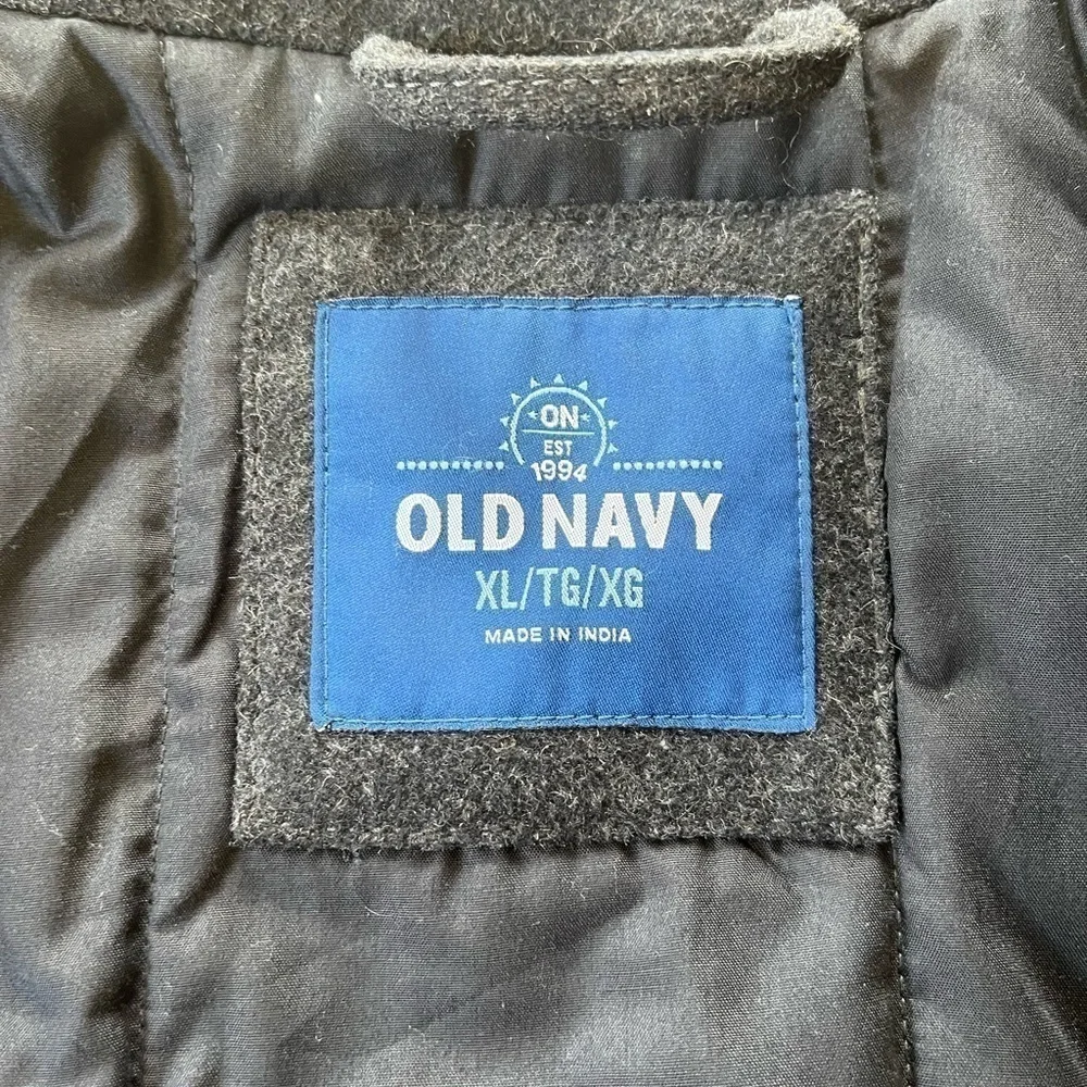 Old Navy Gray Wool Coat size XL/TG/XG - Picture 8 of 16